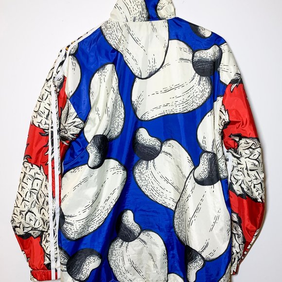 [Like New] ADIDAS Tropical Print Windbreaker - Picture 3 of 6